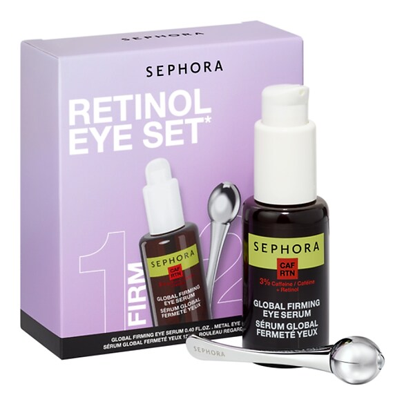 Retinol Eye Set - Straffendes Augenserum + Metall-Augenroller, SEPHORA COLLECTION